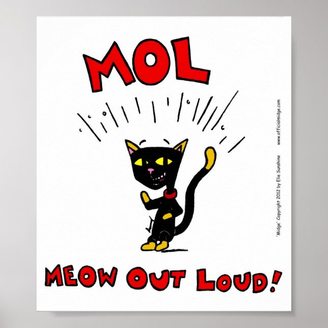 Mel "MOL: MEOOUT LOUD" Poster (Frente)