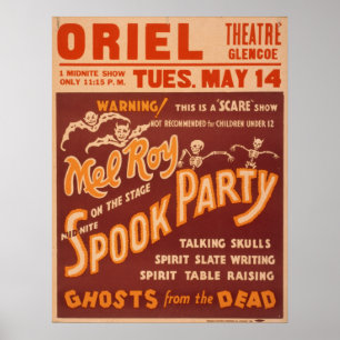 MEL ROY Magalhista Illusionista VAUDEVILLE Poster