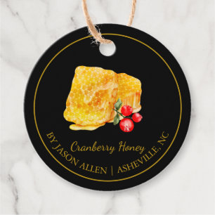 Mel Simples Cranberry Mel Perfundida Etiqueta