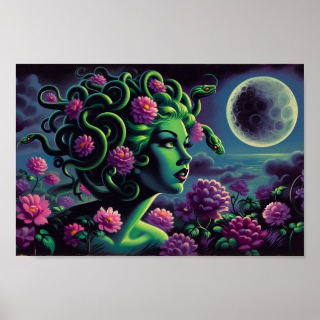 Melancholy Medusa Mini poster (Frente)