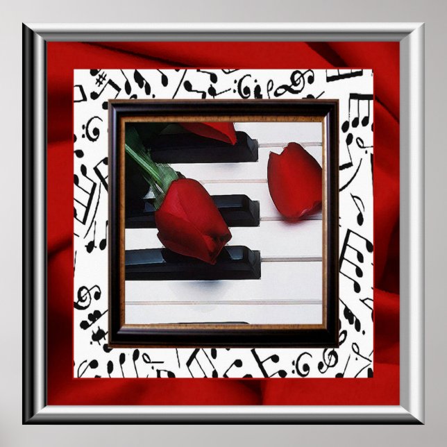 Melancholy Music e Rosa Poster (Frente)
