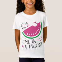 Melancia 1 em uma camiseta Melon