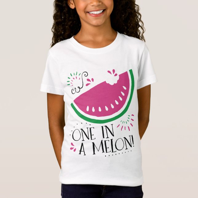 Melancia 1 em uma camiseta Melon (Frente)