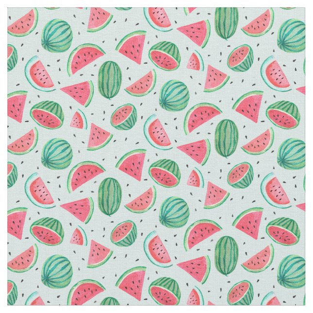 Melancia | Fruta tropical Verão | TECIDO (Detalhe)