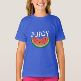 Melancia Juicy - Camisa Básica Para Meninas