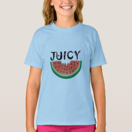 Melancia Juicy - Camisa Básica Para Meninas