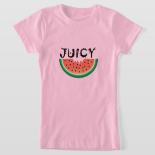 Melancia Juicy - Camisa de T-Jersey fina para rapa