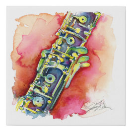 Melancia Oboe - canvas de madeira