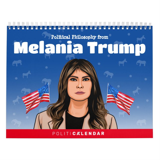 Melania Trump Calendário do Humor Político (Capa)