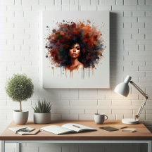 Melanin Muse Abstrato Elegance
