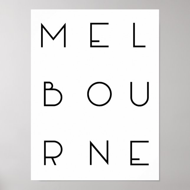 Melbourne Poster (Frente)
