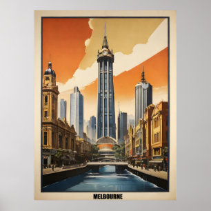 Melbourne poster vintage