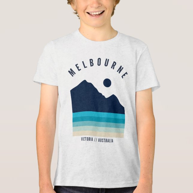 Melbourne Vitória Austrália Retro Vintage Praia (Frente)