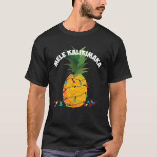 Mele Kalikimaka Camisa Havaiana X Mas Pineapple Li