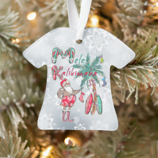 Mele Kalikimaka e Ornamento de Papais noeis de Sur