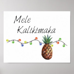 Mele Kalikimaka - poster do Natal