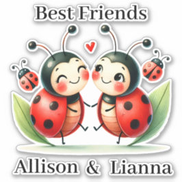 Melhor adesivo de amigos - decalque de Inseto Lady