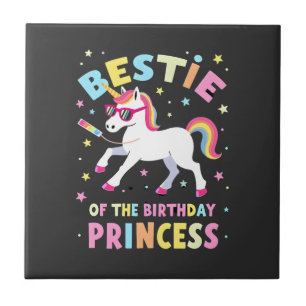 Melhor Amiga da Princesa de Aniversário Menina Dab