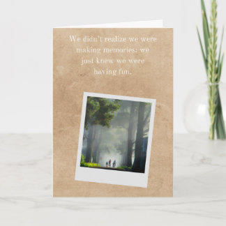 Melhor Amigo Aventura Cartão Garotos Ciclismo Amiz