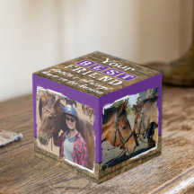 Melhor amigo cavalo 4 foto marrom roxo rústico