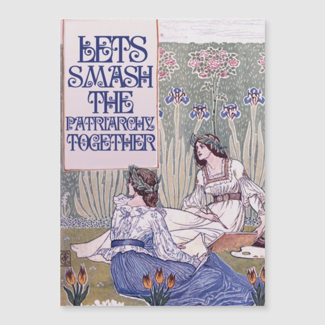 Melhor Amigo Feminista Vamos esmagar o patriarcado (Frente)