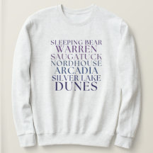 Melhor Areia do Michigan Dune Theme Pullover