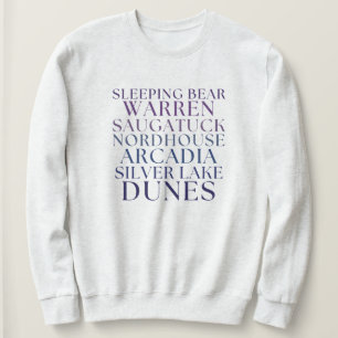 Melhor Areia do Michigan Dune Theme Pullover
