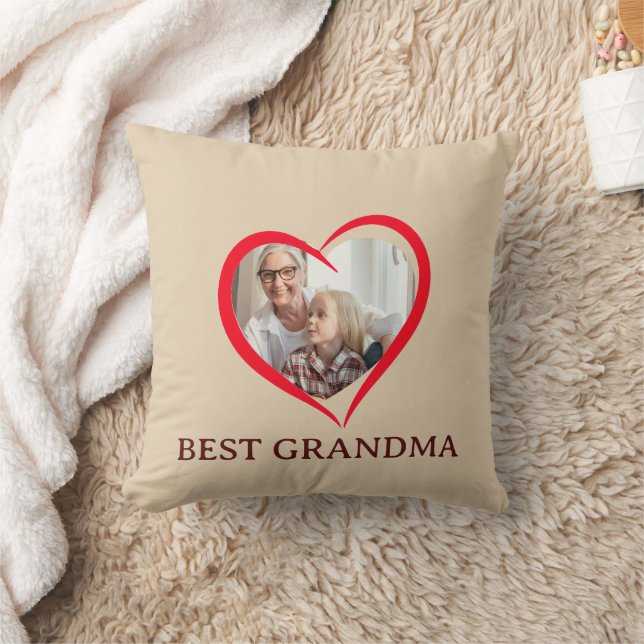 Melhor Avó Almofada Personalizada de Presente (Cobertor)