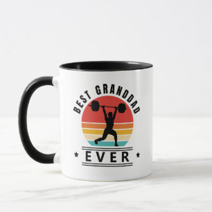 Melhor Avô de Todos Caneca de Levantamento de Peso