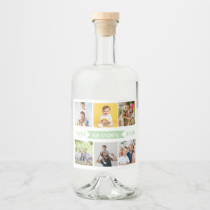 Melhor Avô do Mundo Etiqueta de Bebida Alcoólica