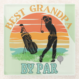 Melhor Avô Por Par Golf Sunset