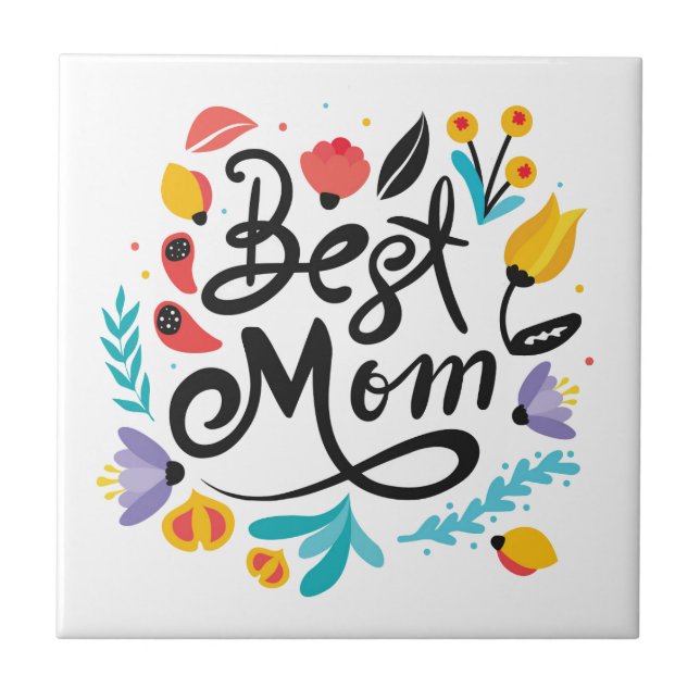 Melhor Azulejo da Mãe Trivet (Frente)