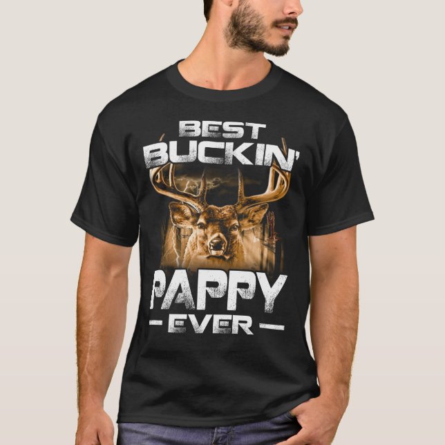 Melhor Bucking pappy da caça dos cervos da camisa (Frente)