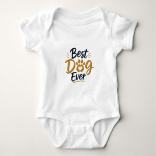 Melhor Cachorro de Todos Camiseta Engraçada para A