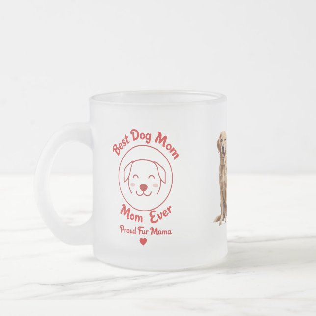 Melhor Cachorro Mãe De Uma Caneca De Fosco - Mães  (Esquerda)