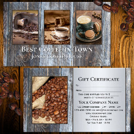 Melhor Café da Cidade Seu Fotos Certificado de Pre