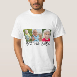 Melhor Camisa de Colagem de Fotos do Pai