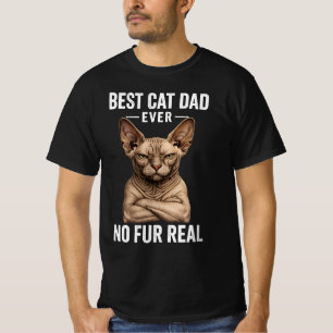 Melhor Camisa de Gato Pai do Mundo Sphynx