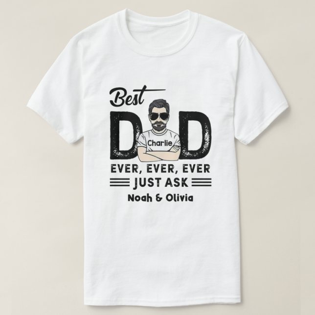 Melhor Camisa de Pai Noah (Frente do Design)