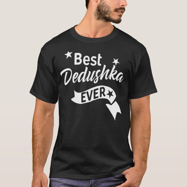 Melhor Camisa Dedushka - Camisa Do Avô Russo (Frente)