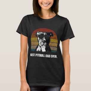 Melhor Camisa Vintage Pai de Pitbull de Todos os T