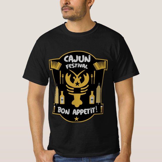 Melhor Camiseta Cajun Cooks (Frente)