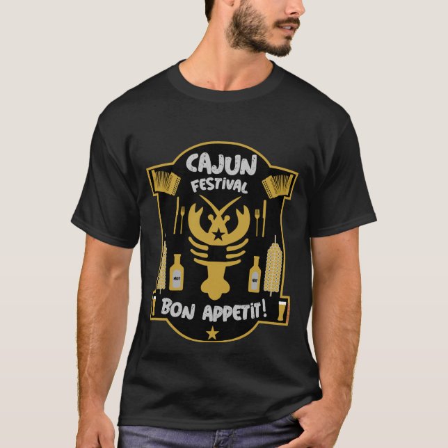 Melhor Camiseta Cajun Cooks (Frente)