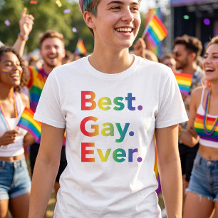 Melhor Camiseta Gay de Todos os Tempos Bandeira Ar