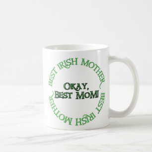 Melhor caneca de café à esquerda da Irlandesa Madr
