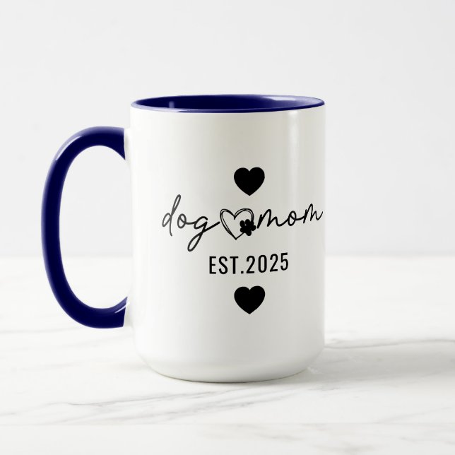 Melhor Caneca de Dia das Mães de Cachorro Fofo – A (Esquerda)