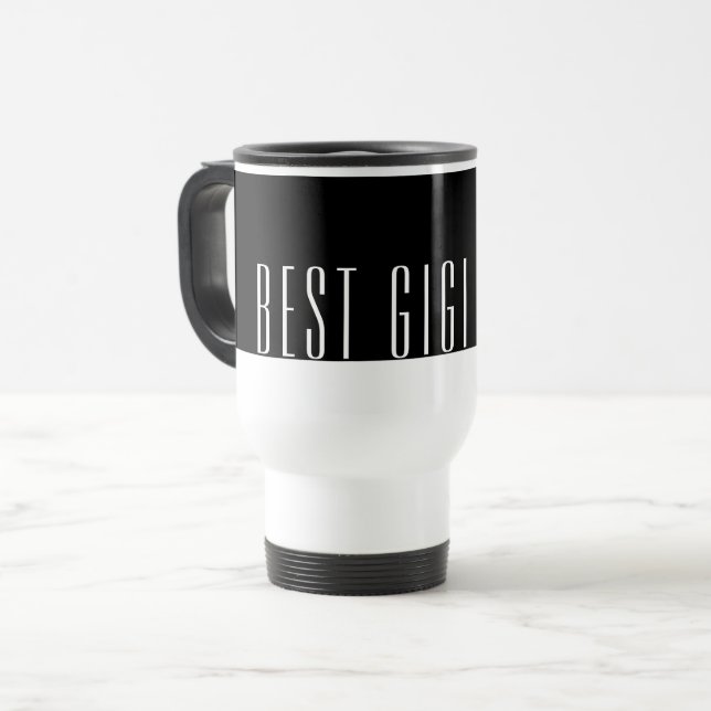 Melhor Caneca de Viagem GGIGI de Todos os Tempos (Frente Esquerda)