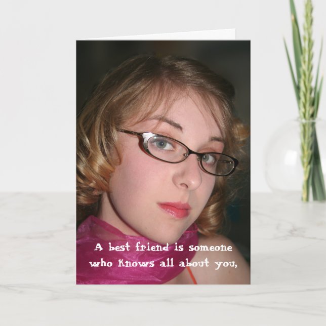 Melhor Cartão Amigo Engraçado (Frente)