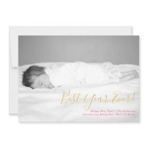 Melhor Cartão com fotos de Férias do Ano Novo