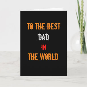 Melhor Cartão de Boas Festas para o Papai do Mundo
